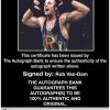 Rob Van-Dam authentic signed WWE wrestling 8x10 photo W/Cert Autographed 80 Certificate of Authenticity from The Autograph Bank