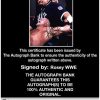 Rosey authentic signed WWE wrestling 8x10 photo W/Cert Autographed 11 Certificate of Authenticity from The Autograph Bank
