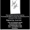Scott Hall authentic signed WWE wrestling 4x6 W/Cert Autographed 01 Certificate of Authenticity from The Autograph Bank