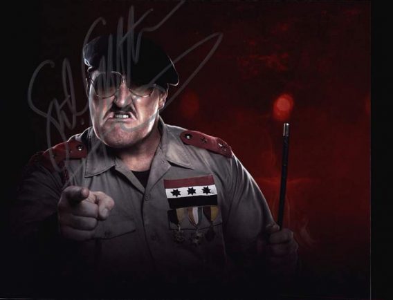 Sgt Slaughter authentic signed WWE wrestling 8x10 photo W/Cert Autographed 01 signed 8x10 photo