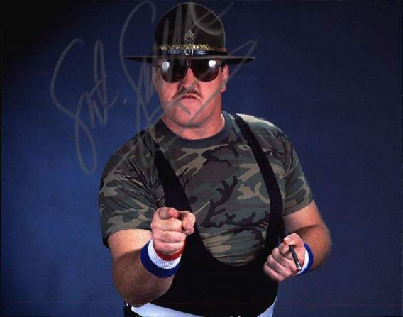 Sgt Slaughter authentic signed WWE wrestling 8x10 photo W/Cert Autographed 02 signed 8x10 photo