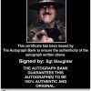 Sgt Slaughter authentic signed WWE wrestling 8x10 photo W/Cert Autographed 06 Certificate of Authenticity from The Autograph Bank