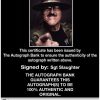 Sgt Slaughter authentic signed WWE wrestling 8x10 photo W/Cert Autographed 08 Certificate of Authenticity from The Autograph Bank