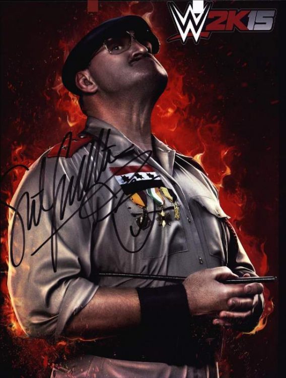 Sgt Slaughter authentic signed WWE wrestling 8x10 photo W/Cert Autographed 13 signed 8x10 photo