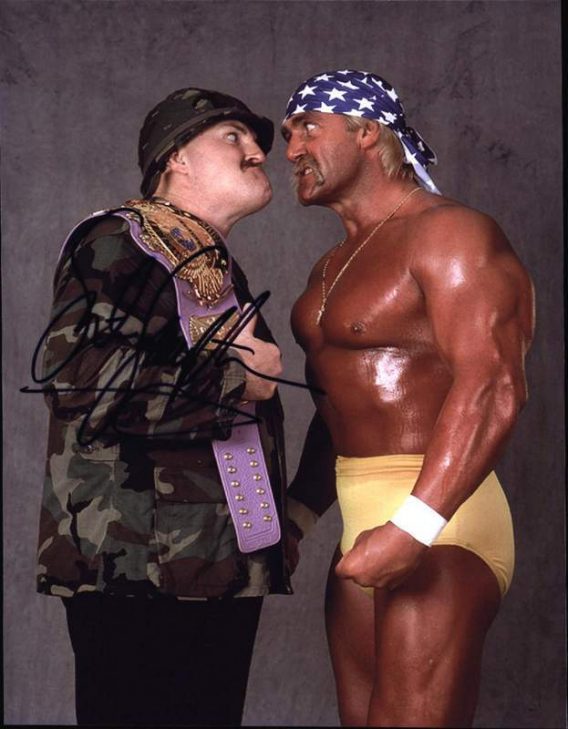Sgt Slaughter authentic signed WWE wrestling 8x10 photo W/Cert Autographed 18 signed 8x10 photo