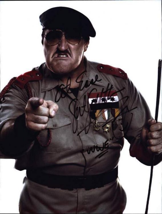 Sgt Slaughter authentic signed WWE wrestling 8x10 photo W/Cert Autographed 19 signed 8x10 photo