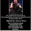 Shannon Moore authentic signed WWE wrestling 8x10 photo W/Cert Autographed 01 Certificate of Authenticity from The Autograph Bank