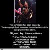 Shannon Moore authentic signed WWE wrestling 8x10 photo W/Cert Autographed 07 Certificate of Authenticity from The Autograph Bank