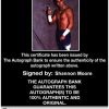 Shannon Moore authentic signed WWE wrestling 8x10 photo W/Cert Autographed 10 Certificate of Authenticity from The Autograph Bank