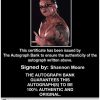Shannon Moore authentic signed WWE wrestling 8x10 photo W/Cert Autographed 11 Certificate of Authenticity from The Autograph Bank