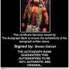 Shawn Daivari authentic signed WWE wrestling 8x10 photo W/Cert Autographed 03 Certificate of Authenticity from The Autograph Bank
