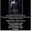 Shawn Daivari authentic signed WWE wrestling 8x10 photo W/Cert Autographed 04 Certificate of Authenticity from The Autograph Bank