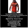 Shawn Daivari authentic signed WWE wrestling 8x10 photo W/Cert Autographed 09 Certificate of Authenticity from The Autograph Bank