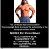 Shawn Daivari authentic signed WWE wrestling 8x10 photo W/Cert Autographed 10 Certificate of Authenticity from The Autograph Bank