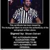 Shawn Daivari authentic signed WWE wrestling 8x10 photo W/Cert Autographed 12 Certificate of Authenticity from The Autograph Bank