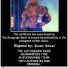 Shawn Daivari authentic signed WWE wrestling 8x10 photo W/Cert Autographed 15 Certificate of Authenticity from The Autograph Bank