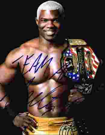 Shelton Benjamin authentic signed WWE wrestling 8x10 photo W/Cert Autographed 05 signed 8x10 photo