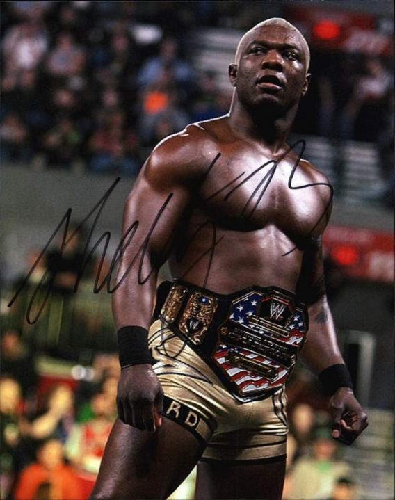 Shelton Benjamin authentic signed WWE wrestling 8x10 photo W/Cert Autographed 07 signed 8x10 photo