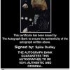 Spike Dudley authentic signed WWE wrestling 8x10 photo W/Cert Autographed 04 Certificate of Authenticity from The Autograph Bank