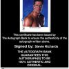 Stevie Richards authentic signed WWE wrestling 8x10 photo W/Cert Autographed 06 Certificate of Authenticity from The Autograph Bank