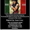 Super Crazy authentic signed WWE wrestling 8x10 photo W/Cert Autographed 06 Certificate of Authenticity from The Autograph Bank