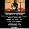 Super Crazy authentic signed WWE wrestling 8x10 photo W/Cert Autographed 10 Certificate of Authenticity from The Autograph Bank