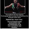 Super Crazy authentic signed WWE wrestling 8x10 photo W/Cert Autographed 12 Certificate of Authenticity from The Autograph Bank