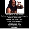 Super Crazy authentic signed WWE wrestling 8x10 photo W/Cert Autographed 22 Certificate of Authenticity from The Autograph Bank