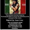 Super Crazy authentic signed WWE wrestling 8x10 photo W/Cert Autographed 23 Certificate of Authenticity from The Autograph Bank