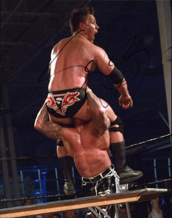 Sylvain Grenier authentic signed WWE wrestling 8x10 photo W/Cert Autographed 01 signed 8x10 photo