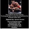 Sylvain Grenier authentic signed WWE wrestling 8x10 photo W/Cert Autographed 06 Certificate of Authenticity from The Autograph Bank