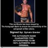 Sylvain Grenier authentic signed WWE wrestling 8x10 photo W/Cert Autographed 09 Certificate of Authenticity from The Autograph Bank
