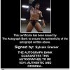 Sylvain Grenier authentic signed WWE wrestling 8x10 photo W/Cert Autographed 14 Certificate of Authenticity from The Autograph Bank