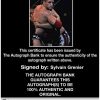 Sylvain Grenier authentic signed WWE wrestling 8x10 photo W/Cert Autographed 19 Certificate of Authenticity from The Autograph Bank