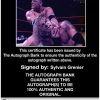 Sylvain Grenier authentic signed WWE wrestling 8x10 photo W/Cert Autographed 24 Certificate of Authenticity from The Autograph Bank