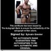 Sylvain Grenier authentic signed WWE wrestling 8x10 photo W/Cert Autographed 33 Certificate of Authenticity from The Autograph Bank