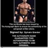 Sylvain Grenier authentic signed WWE wrestling 8x10 photo W/Cert Autographed 35 Certificate of Authenticity from The Autograph Bank