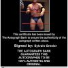 Sylvain Grenier authentic signed WWE wrestling 8x10 photo W/Cert Autographed 37 Certificate of Authenticity from The Autograph Bank