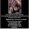 Tammy-Lynn Sytch authentic signed WWE wrestling 8x10 photo W/Cert Autographed 05 Certificate of Authenticity from The Autograph Bank