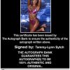 Tammy-Lynn Sytch authentic signed WWE wrestling 8x10 photo W/Cert Autographed 07 Certificate of Authenticity from The Autograph Bank