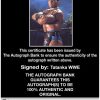 Tatanka authentic signed WWE wrestling 8x10 photo W/Cert Autographed 08 Certificate of Authenticity from The Autograph Bank