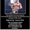 Tatanka authentic signed WWE wrestling 8x10 photo W/Cert Autographed 11 Certificate of Authenticity from The Autograph Bank