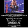 Tatanka authentic signed WWE wrestling 8x10 photo W/Cert Autographed 12 Certificate of Authenticity from The Autograph Bank