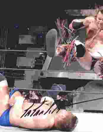 Tatanka authentic signed WWE wrestling 8x10 photo W/Cert Autographed 18 signed 8x10 photo