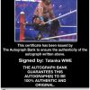 Tatanka authentic signed WWE wrestling 8x10 photo W/Cert Autographed 20 Certificate of Authenticity from The Autograph Bank