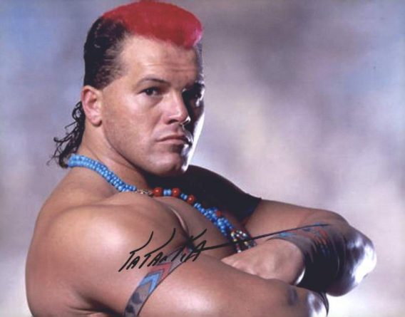 Tatanka authentic signed WWE wrestling 8x10 photo W/Cert Autographed 26 signed 8x10 photo