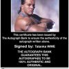 Tatanka authentic signed WWE wrestling 8x10 photo W/Cert Autographed 26 Certificate of Authenticity from The Autograph Bank