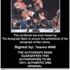 Tatanka authentic signed WWE wrestling 8x10 photo W/Cert Autographed 27 Certificate of Authenticity from The Autograph Bank
