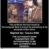 Tatanka authentic signed WWE wrestling 8x10 photo W/Cert Autographed 28 Certificate of Authenticity from The Autograph Bank