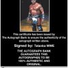 Tatanka authentic signed WWE wrestling 8x10 photo W/Cert Autographed 29 Certificate of Authenticity from The Autograph Bank